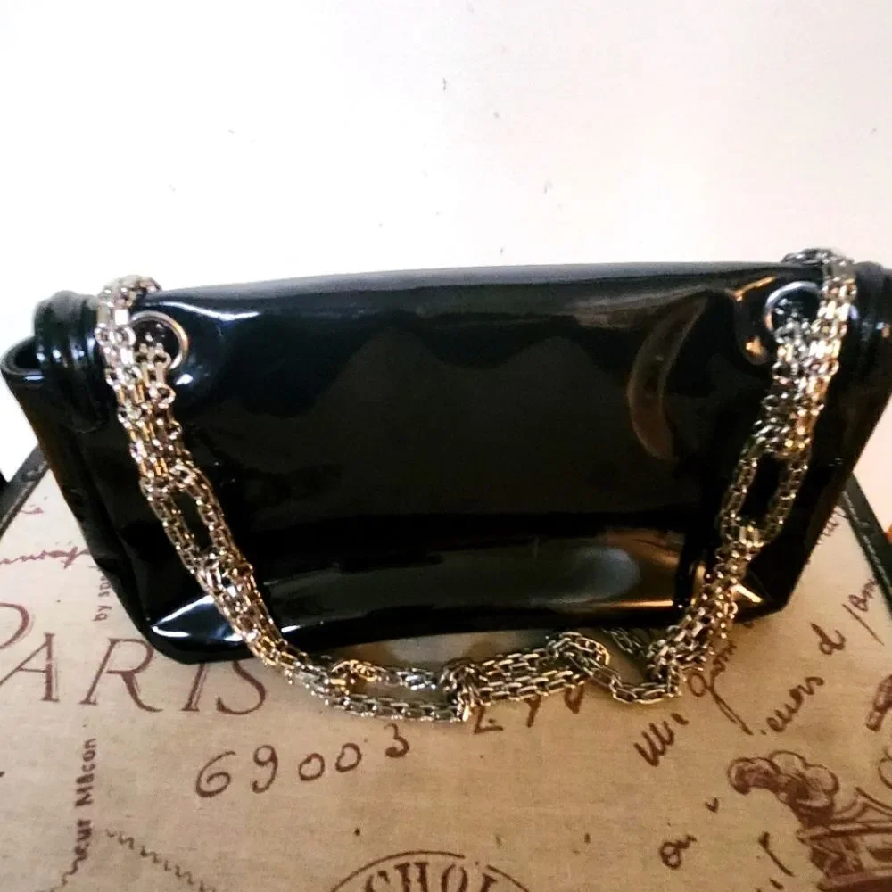 Chanel Black Patent Leather Handbag - Picture 7 of 16